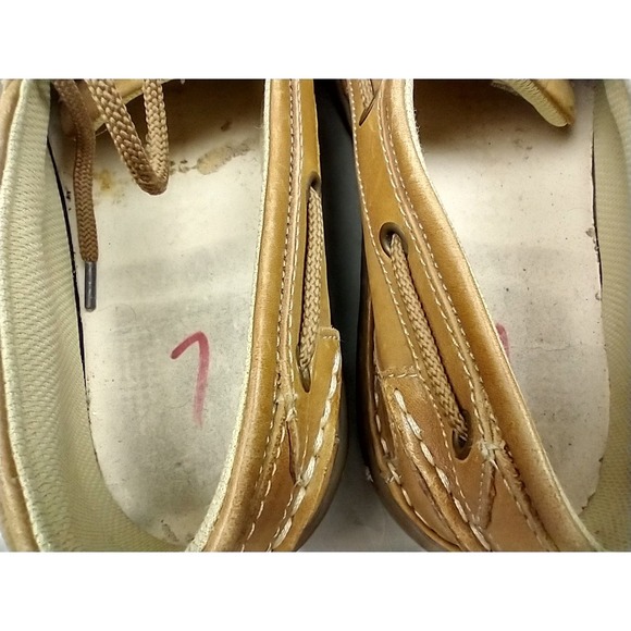 Nunn Bush Mens 12 M Squall Oak Tan Leather Boat Shoes 84001-40 NO INSOLES - Picture 7 of 10